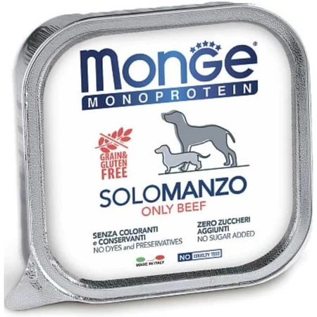 Monge Monoprotein Beef - Aliment complet pour chiens, 150 g