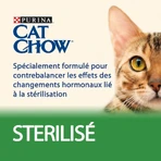 Purina Cat Chow Dinde - Aliment complet pour chats adultes stérilisés, 10 kg