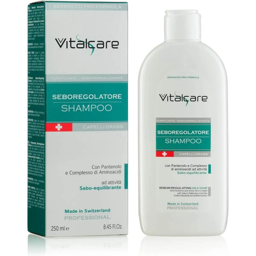 Vitalcare Talgregulerende, zuiverende en talgnormaliserende shampoo 250 ml