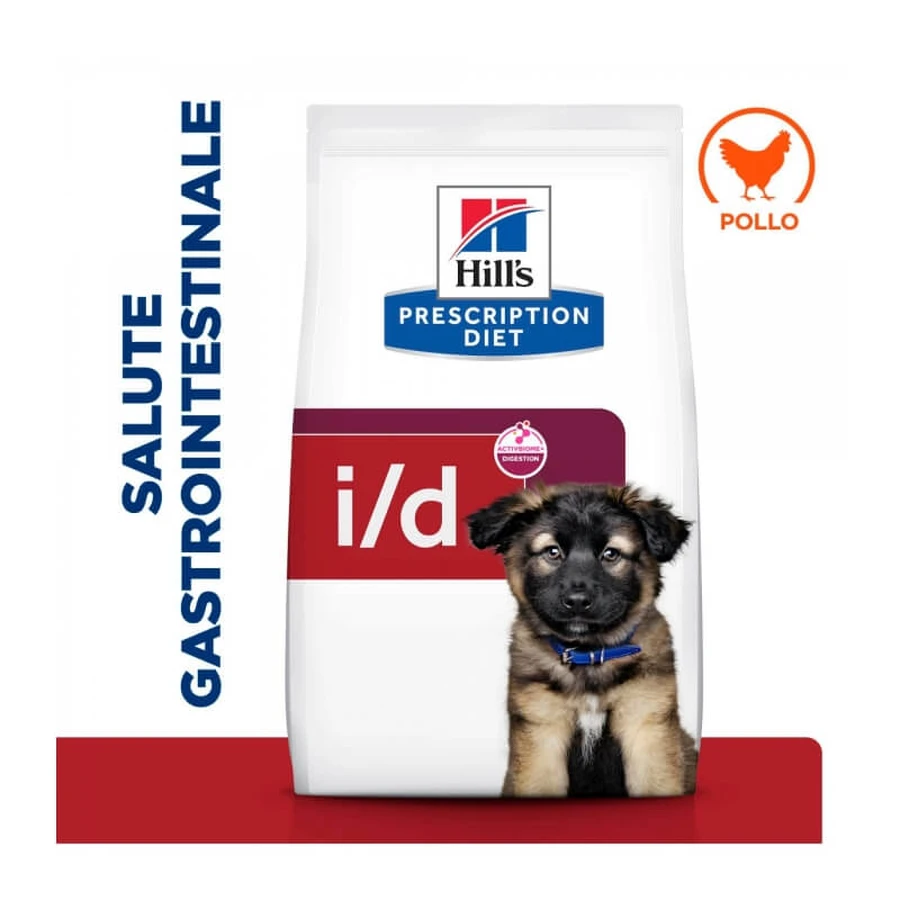 Hill's Prescription Diet i/d - Croquettes hautement digestibles pour chiots, au poulet, 4 kg