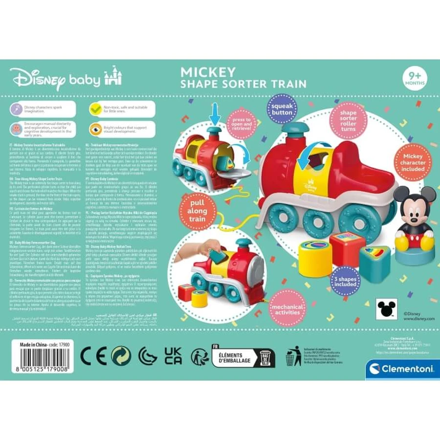 Clementoni Disney Baby – Mickey-Form-Zug
