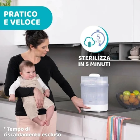 Sterylizator parowy 3 w 1 marki Chicco: ceny i cechy