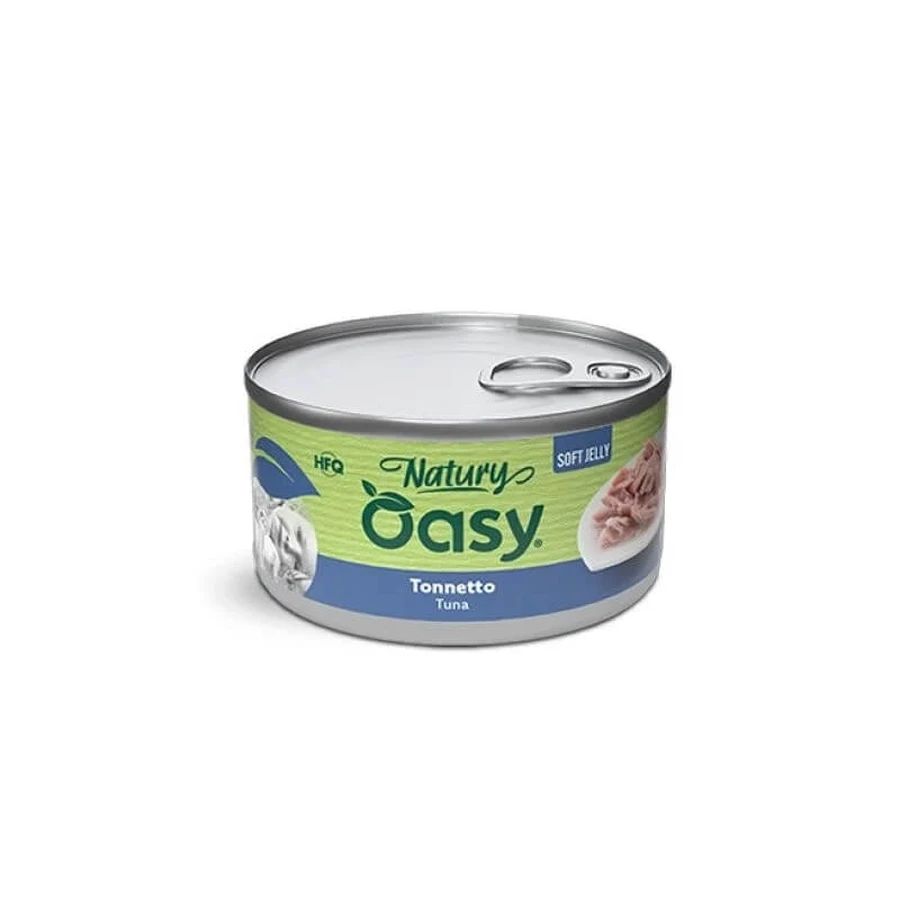Natua Natury Oasy Tonijn en zeebaars in gelei – Compleet kattenvoer, 85 g