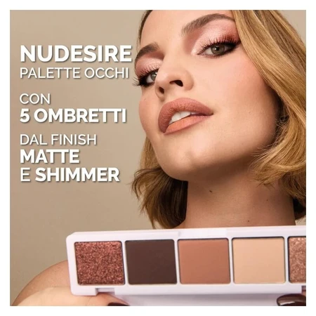 Veralab Nudesire - Palette pour les yeux n° 01, tons chauds