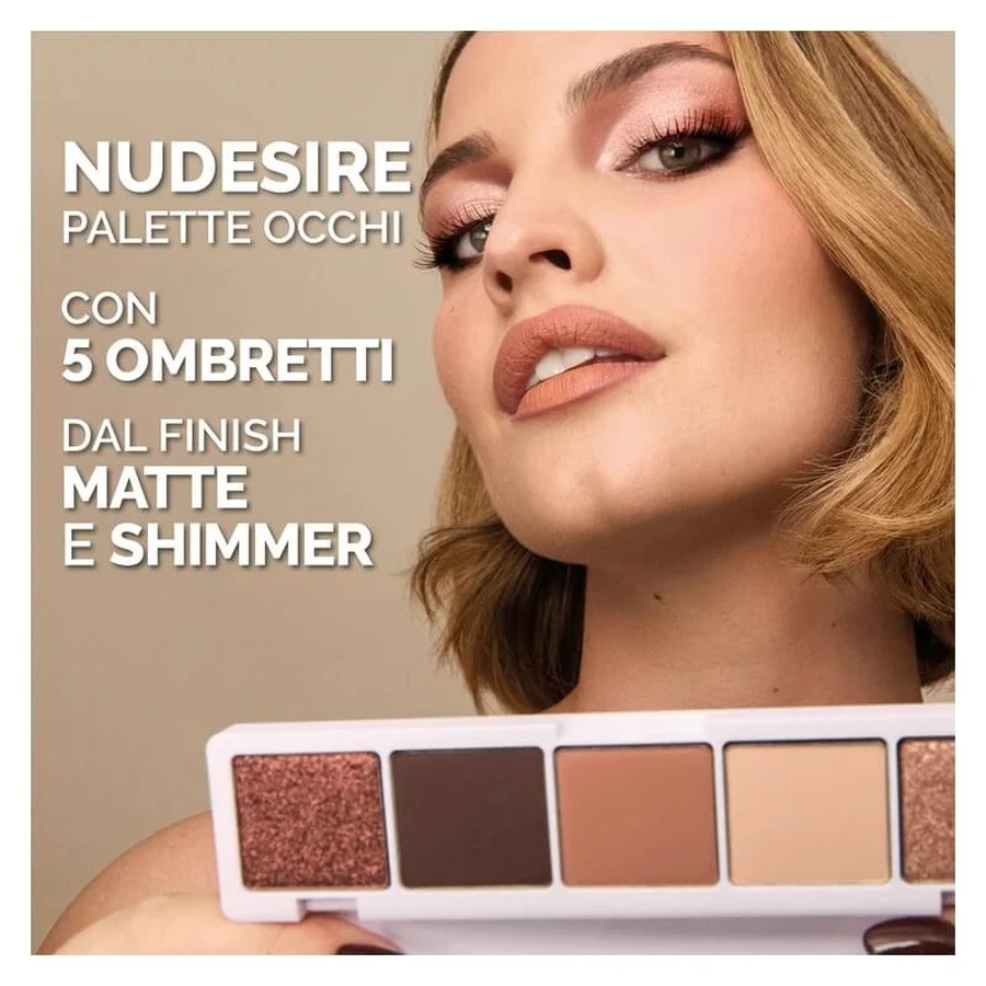 Veralab Nudesire - Palette pour les yeux n° 01, tons chauds