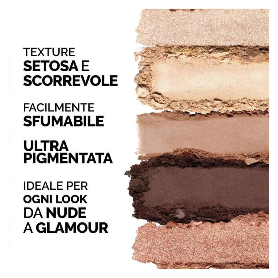 Veralab Nudesire - Palette pour les yeux n° 01, tons chauds