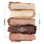 Veralab Nudesire - Palette pour les yeux n° 01, tons chauds