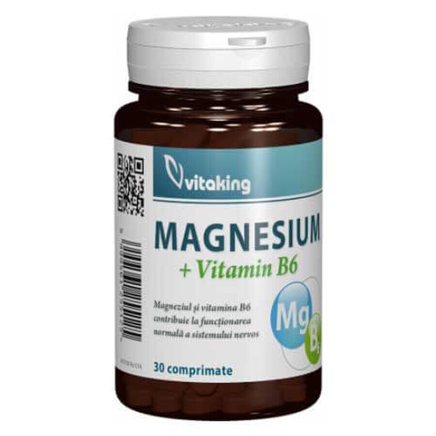 Magnesium B6 30 cpr, Vitaking