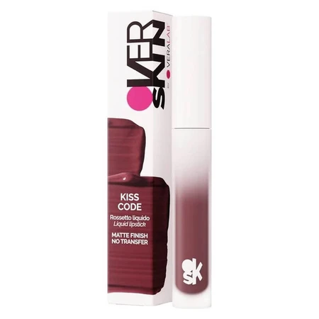 Veralab Overskin kiss code – ruj lichid mat nr. 05 deep burgundy