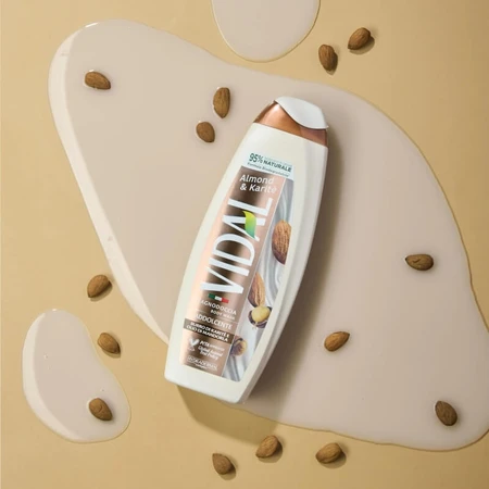 Vidal Almond & Shea Butter – zmiękczający żel pod prysznic 500 ml: ceny i cechy