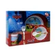 Set de masă Micro Cars – farfurie, castron, cană, lingură și furculiță