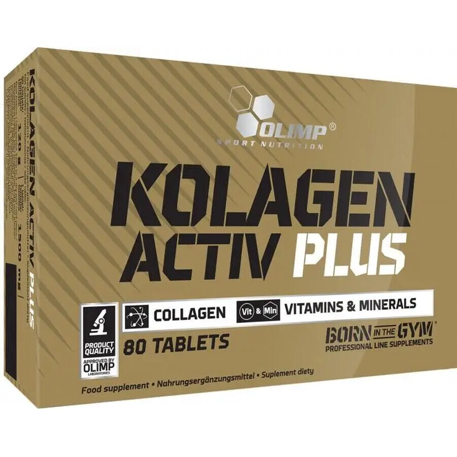 Kolagen Activ Plus 80 comprimidos masticables, Olimp Labs