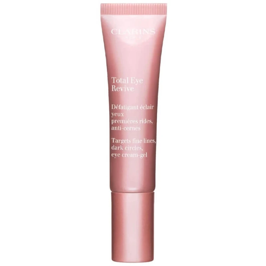 Clarins Total Eye Revive – cremă-gel revitalizantă pentru zona ochilor, împotriva pungilor și cearcănelor, 15 ml