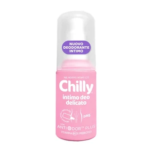 Chilly – deodorant intim delicat, pH 5, cu vitamine și prebiotice, 50 ml