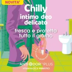 Chilly – deodorant intim delicat, pH 5, cu vitamine și prebiotice, 50 ml