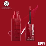 Maybelline Super Stay Vinyl Ink – pomadka w płynie nr 10 Lippy: ceny i cechy