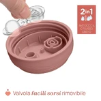 Chicco Active Cup - 14m+ Child's Cup, Spill-Proof, Rigid Spout, Insulated, Pink, 266 ml