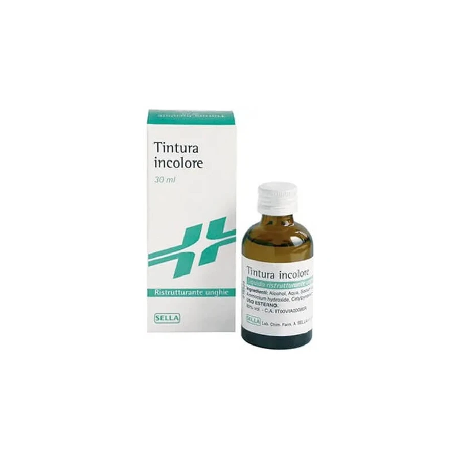 Sella Tintura incoloră – tratament regenerant pentru unghii, 30 ml