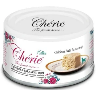 Cherie Kitten mousse de pui – hrană umedă completă pentru pisoi, 80 g