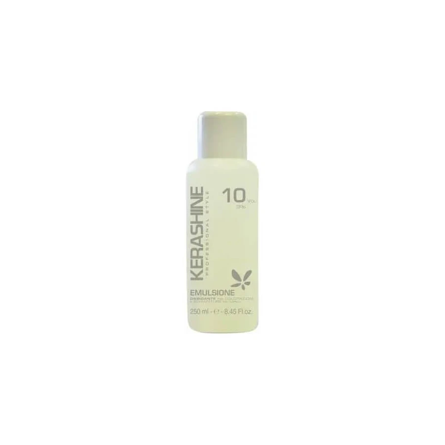 Kerashine Oxidizing Emulsion for Hair Coloring and Lightening, 10 volumes, 250 ml