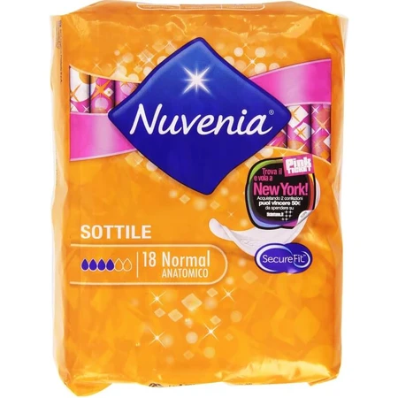 Nuvenia Comfort &amp; Protection – 18 cienkich wkładek z skrzydełkami: ceny i cechy