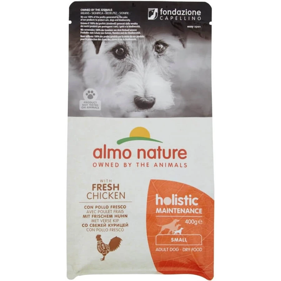 Almo nature Holistic maintenance small al pollo - alimento completo per cani adulti di piccola taglia 400 gr