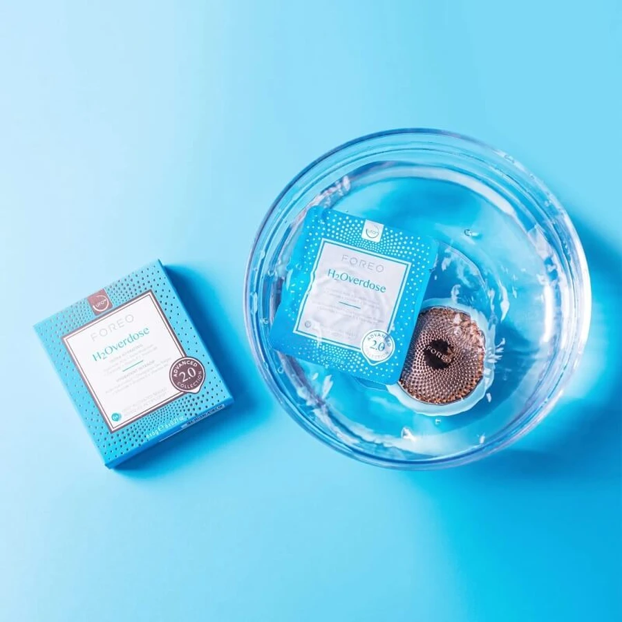 Foreo h2overdose 2.0 - 6 măști hidratante pentru UFO