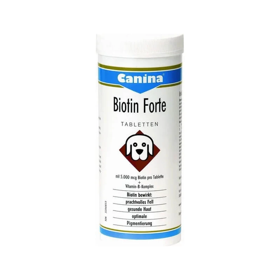 Drn Canina Biotin Forte pour le soin du pelage et de la peau, 60 comprimés