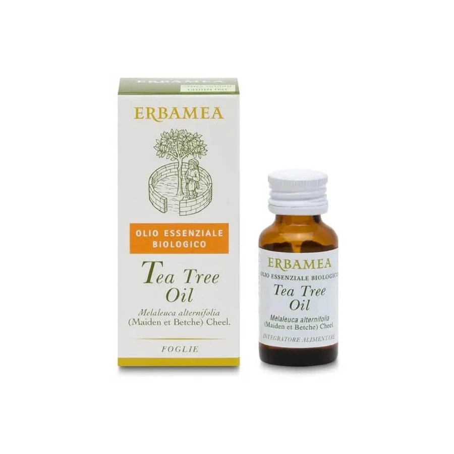 Erbamea Tea Tree-olie 10 ml - Natuurlijke, biologische etherische olie