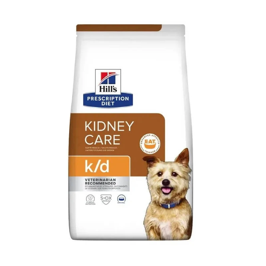 Hill’s Prescription Diet k/d Kidney Care – hrană uscată pentru câini, 4 kg