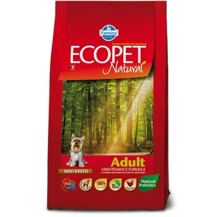 Farmina Ecopet Natural Adult Mini Chicken - Complete Food for Small Adult Dogs, 12 kg