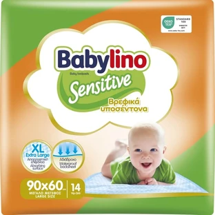 Babylino Sensitive - 14 paturi absorbante 90x60 cm