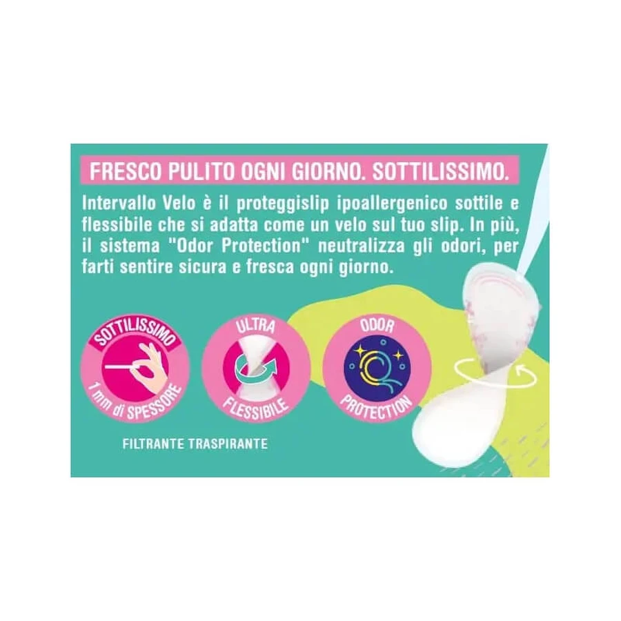 Lines Veil Kollektion – 42 hypoallergene, parfümierte Slipeinlagen