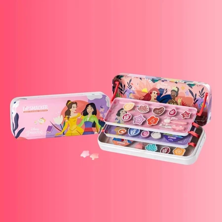 Markwins Lip Smacker Disney Princess Artisan Picnic Beauty Tin – set de produse de machiaj pentru copii