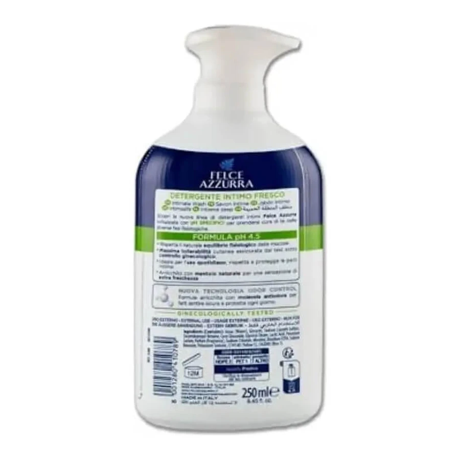 Blue Fern Fresco pH 4.5 - Intimate Cleanser with Natural Freshness, 250 ml