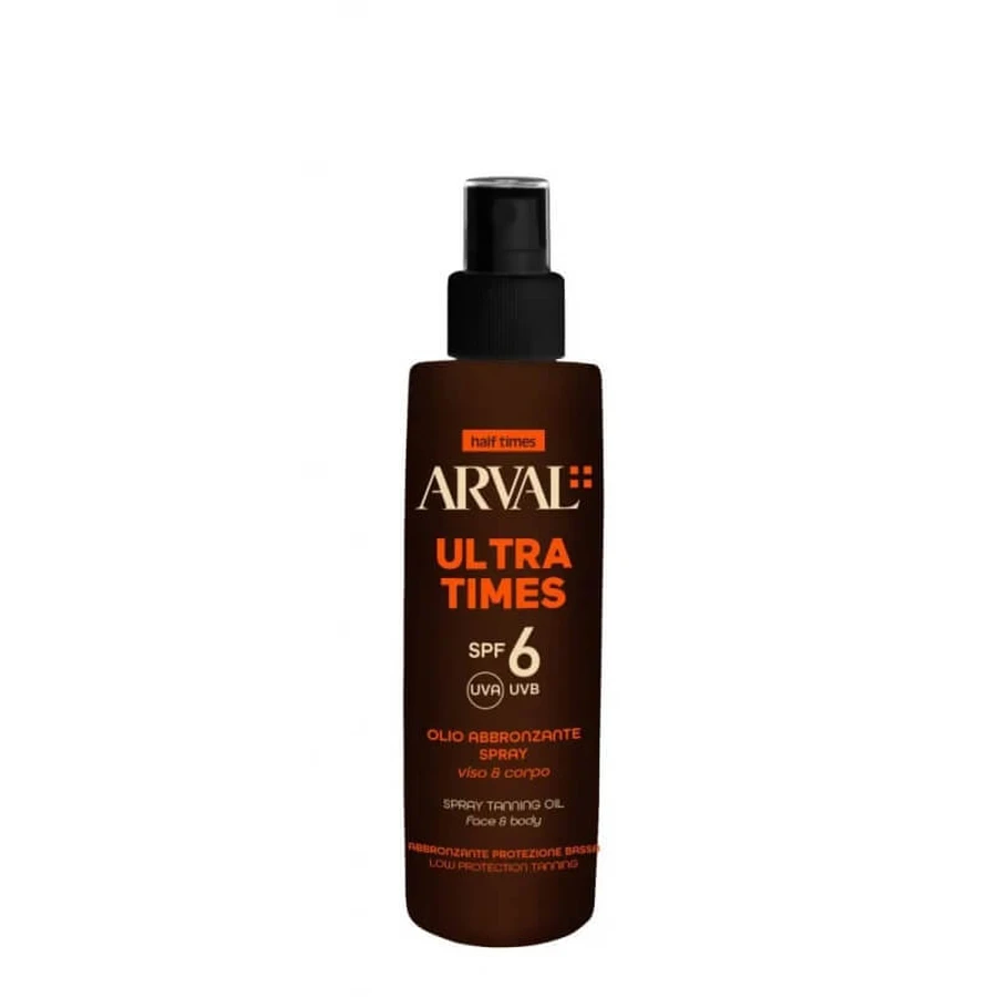 Arval crema solare 6 spf olio times protezione bassa 125 ml