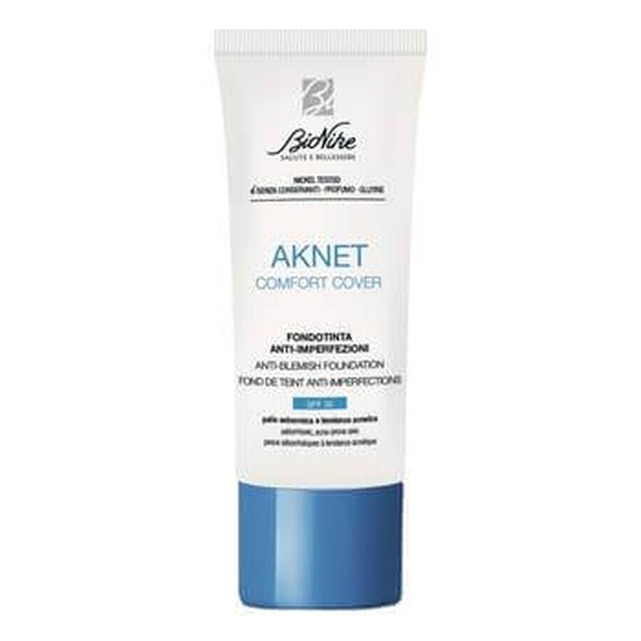 BioNike Aknet - Comfort Cover Fondotinta Anti-Imperfezioni N. 102 Sable, 30ml