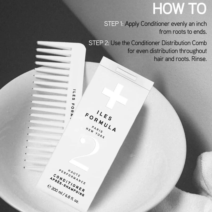 Iles Formula Conditioner Distribution Comb – een kam voor het aanbrengen van conditioner