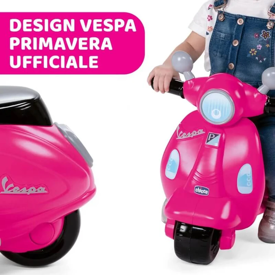 Chicco Pink Spring Vespa – jeździk dla dzieci w wieku 1–3 lat: ceny i cechy