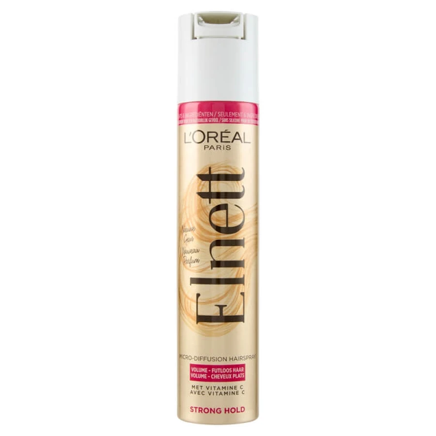 L'Oréal Paris Elnett Strong Hold – lakier do włosów zwiększający objętość 200 ml: ceny i cechy