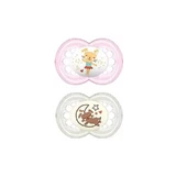 Mam Original Day &amp; Night 6m+ - 2 pink silicone pacifiers