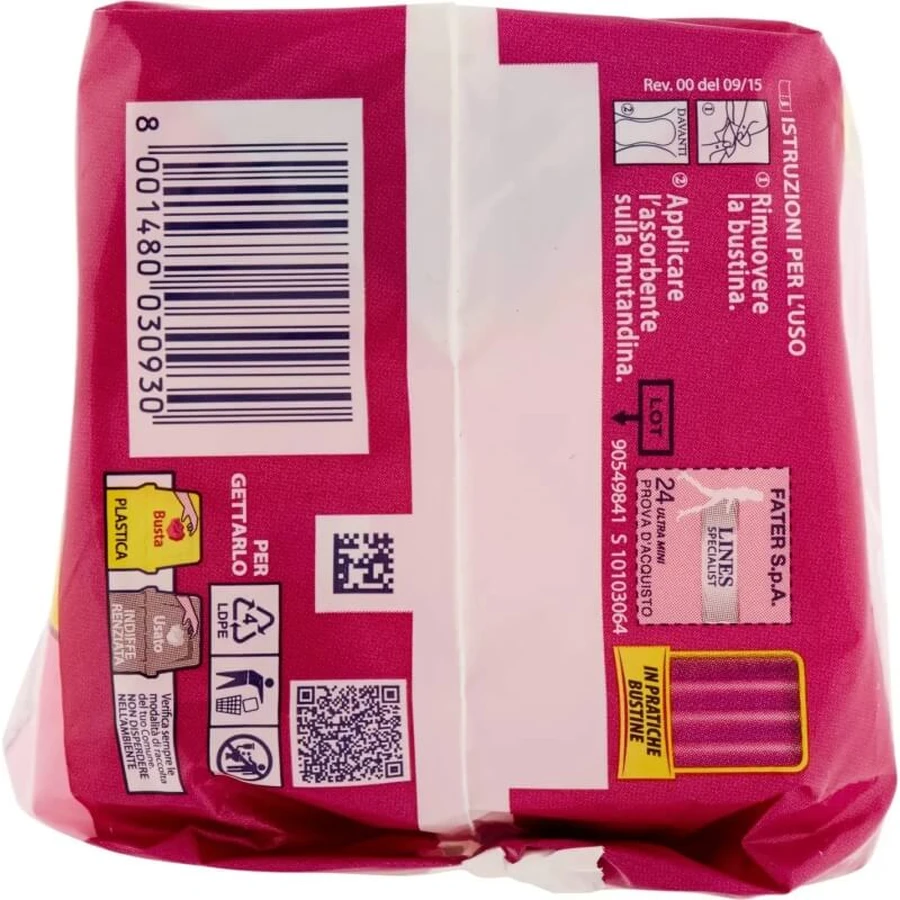 Lines Specialist Ultra Mini - 24 long panty liners for light incontinence
