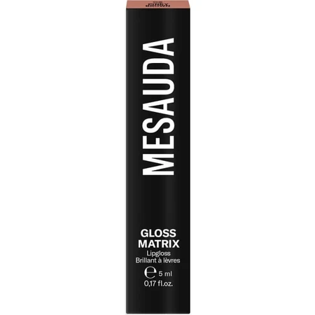 Mesauda Gloss Matrix - Brillo de labios n.º 110 Pinky Brown