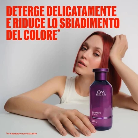 Wella Ultimate Color Schritt 1 – Schützendes und reinigendes Shampoo für coloriertes Haar, 100 ml
