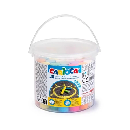 Carioca Maxi Chalk - 20 stofvrije maxi-kleurkrijtjes - diverse kleuren