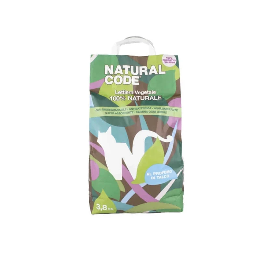 Natural Code Nisip pentru pisici cu talc 3,8 kg