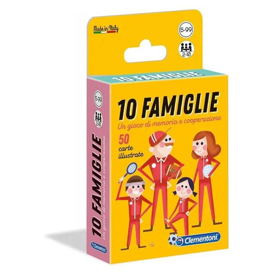 Clementoni 10 famiglie - gioco di carte
