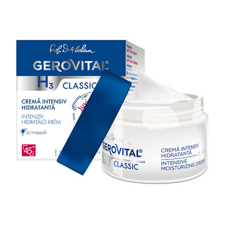 Crema hidratante intensiva de día Gerovital H3 Classic, 50 ml, Farmec