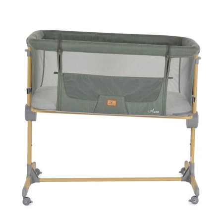Cangaroo Aura Next2Me verstelbaar anti-reflux-babybedje, 0–9 kg, groen