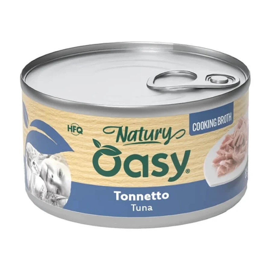 Oasy Wet cat natury tonnetto – hrană umedă pentru pisici adulte, 85 g